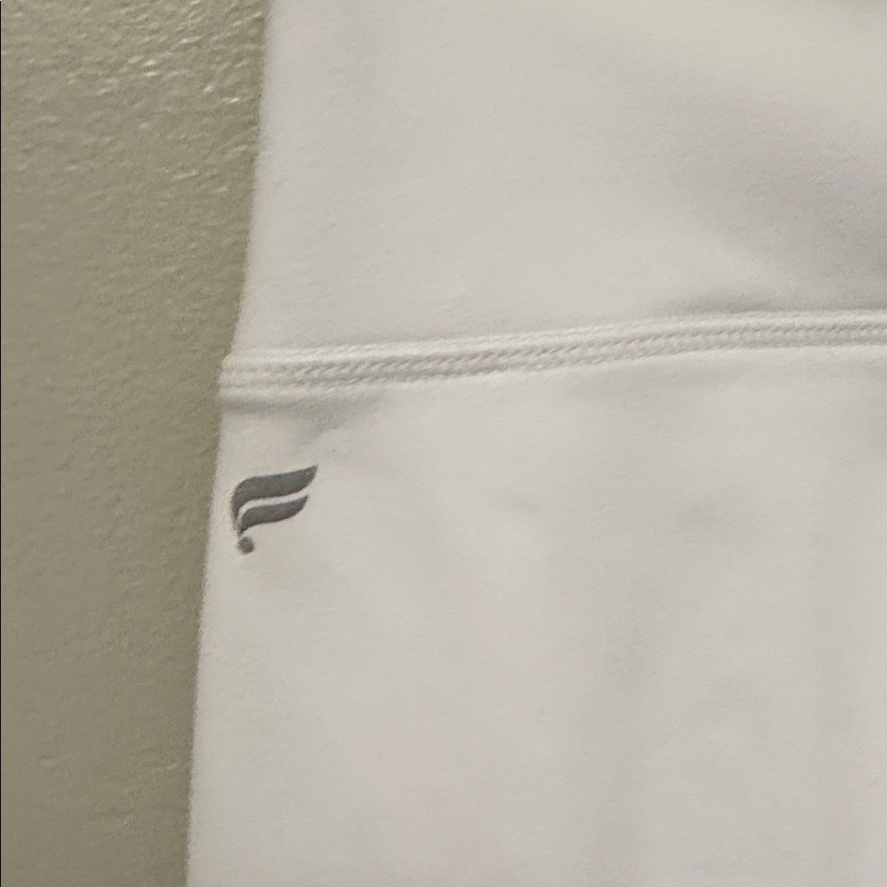 Fabletics White Leggings with Side Cross Details - Picture 9 of 11